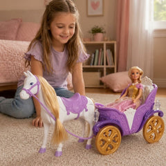 Muñeca Pony Carruaje Musical Anlily