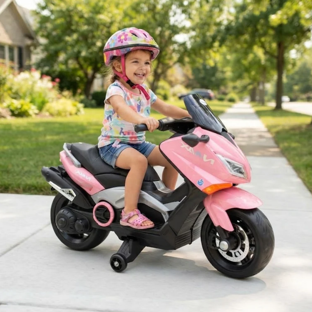 Moto Electrica N-Max Plus Rosa modelo