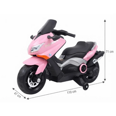 Moto Electrica N-Max Plus Rosa medida