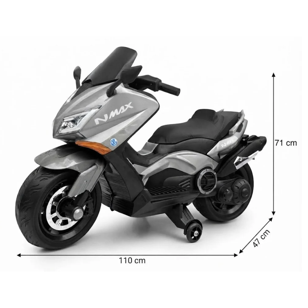Moto Electrica N-Max Plus Gris medida
