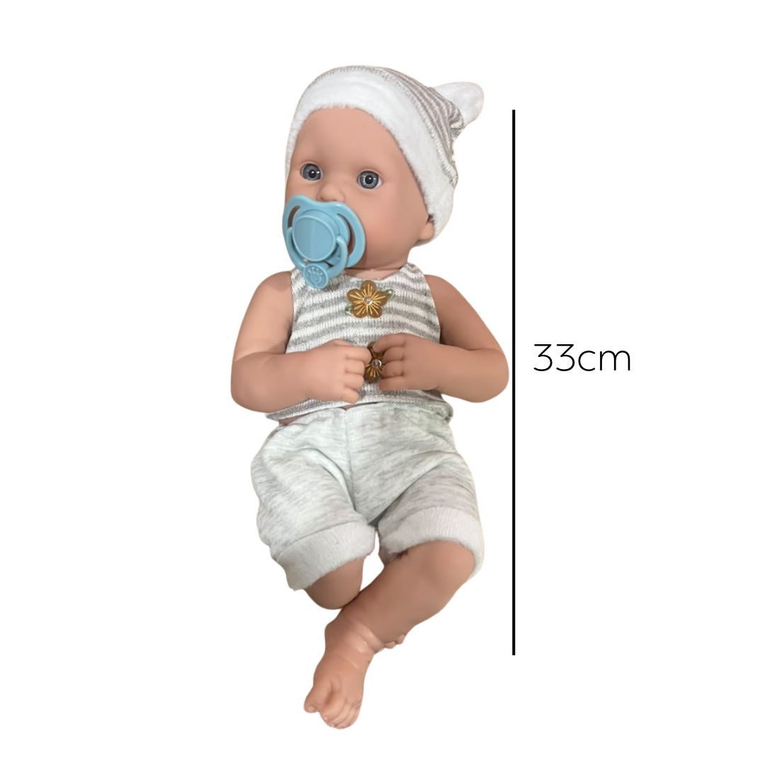 Muñeco Bebé Real con Accesorios Pure Baby alto