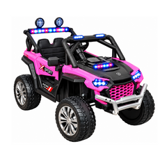 Carro Montable Electrico Con Luces Xsports Rosa
