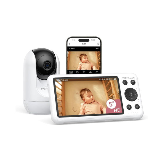 Cámara Monitor de Vídeo 360 Bebé Momcozy