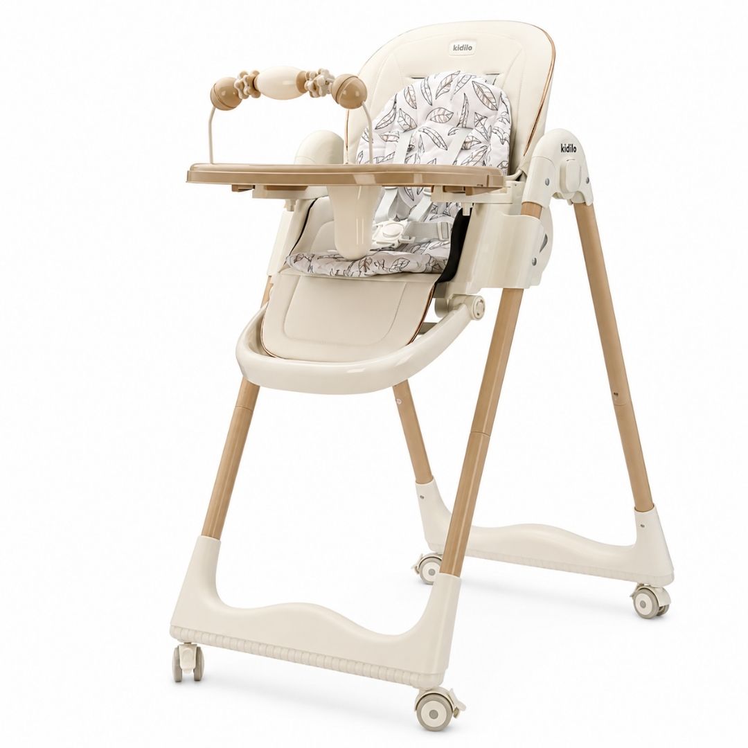 Silla Comedor Alta Trona Kidilo Blanco