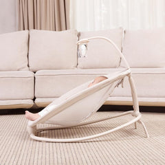 Silla Eléctrica Mecedora y Columpio Zebra Beige perfil