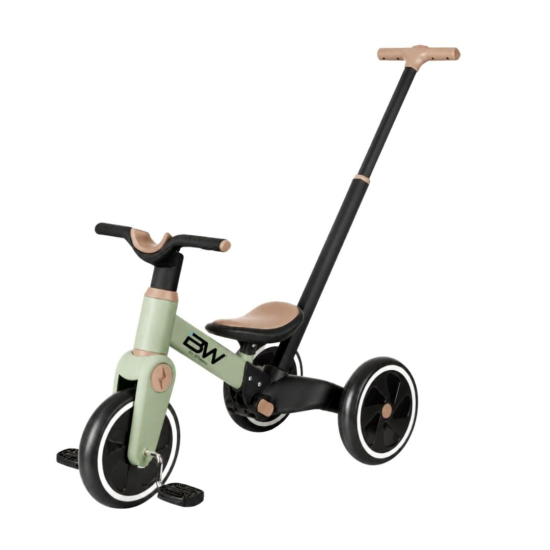 Balance Bike 3 En 1 Forza Verde Con Push