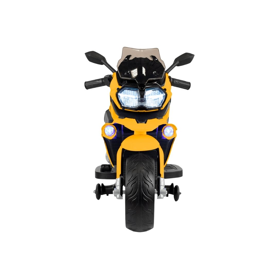 Moto Montable Eléctrico Storm Amarillo FRONTAL