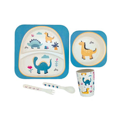 Set de Vajilla En Bamboo Dinosaurio
