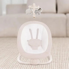 Silla Eléctrica Mecedora y Columpio Zebra Beige