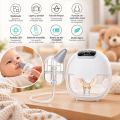 Extractor de Leche Materna con Aspirador Nasal