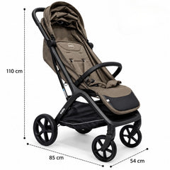 Coche Plegado Compacto C5 Paris Camel Kidilo medidas
