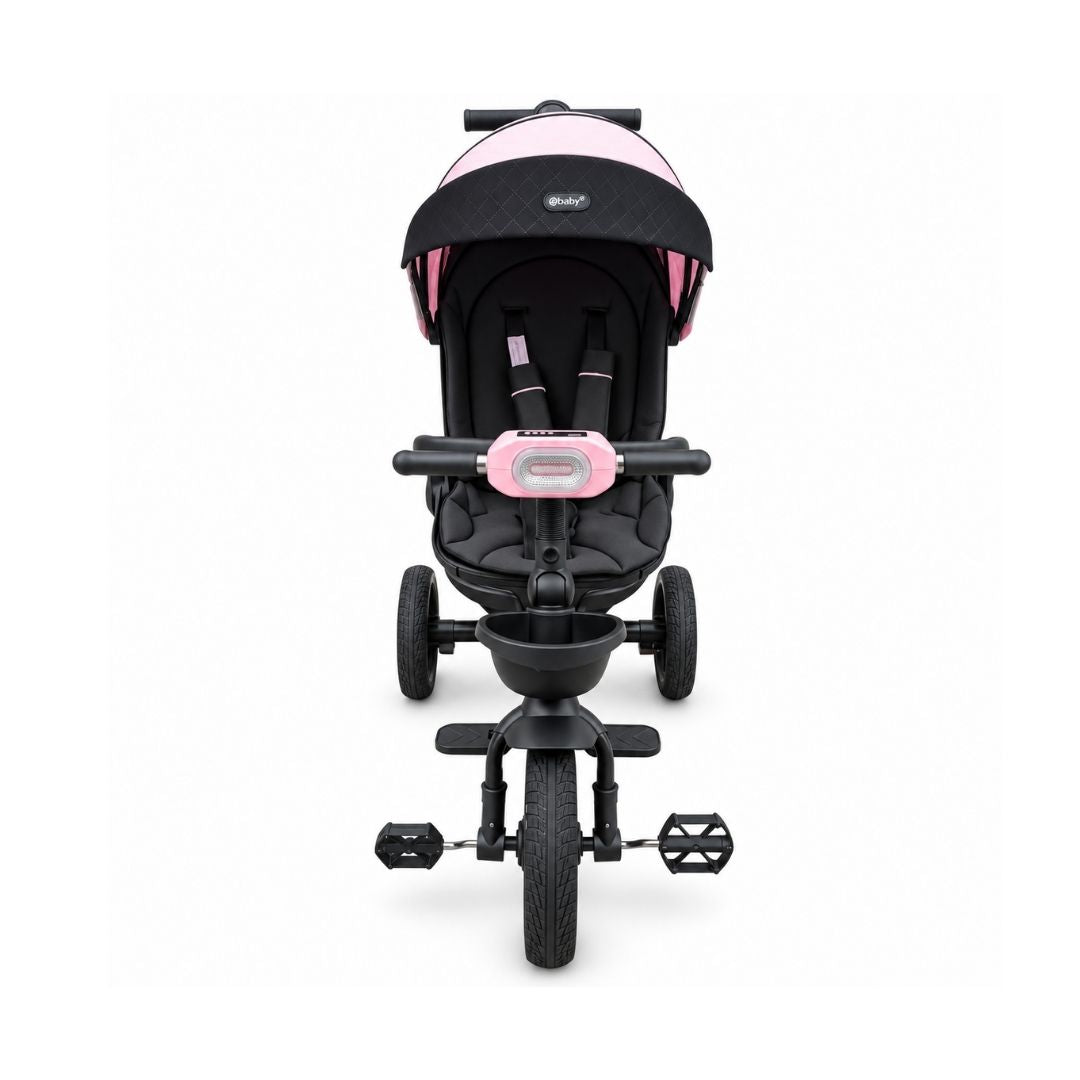 Triciclo Paseador Premium Rosa Ebaby® Detalle
