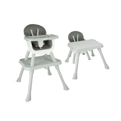 Silla Comedor Escritorio 3 en 1 Fussion Gris Bebesit
