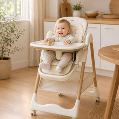 Silla Comedor Multifuncional Basil Kidilo Blanco MODELO
