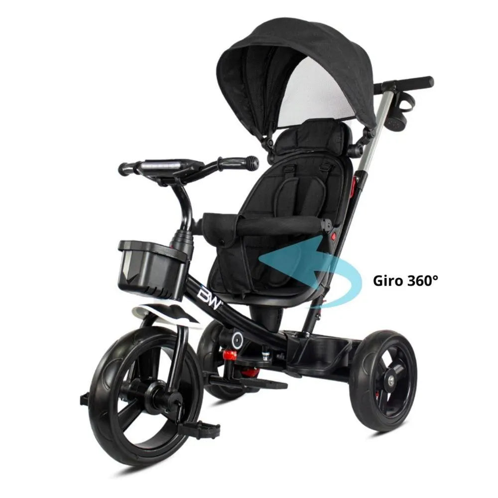 Triciclo Sun 360 Grados Negro Prinsel Giro