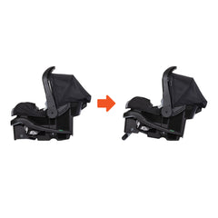 Coche con Porta Bebé Ez Ride Plus Baby Trend Diseño