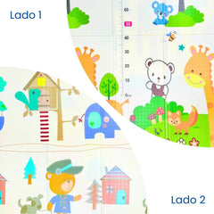 Tapete De Gateo Plegable Estampado Detalles