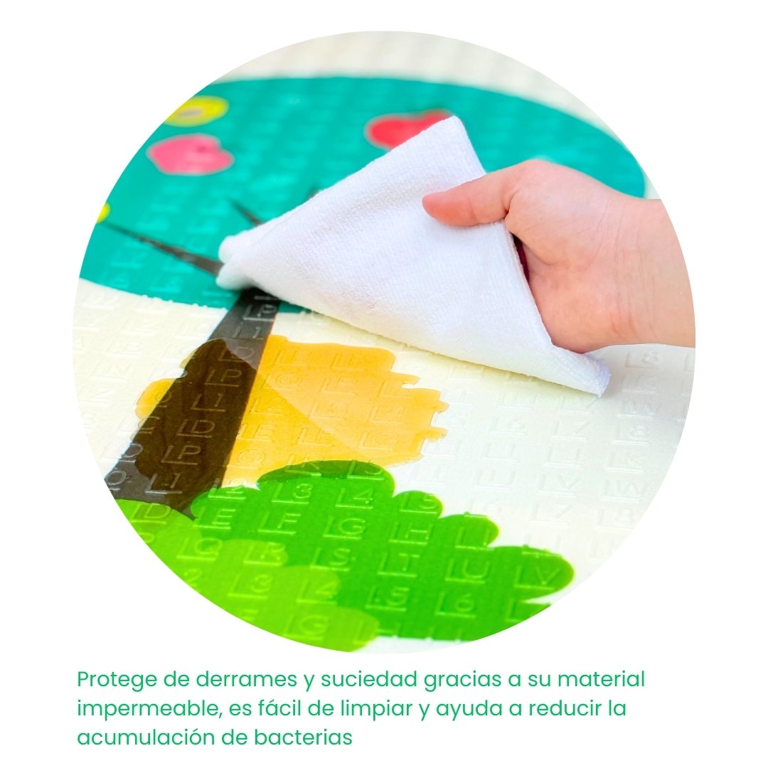 Tapete De Gateo Plegable Estampado Seguro