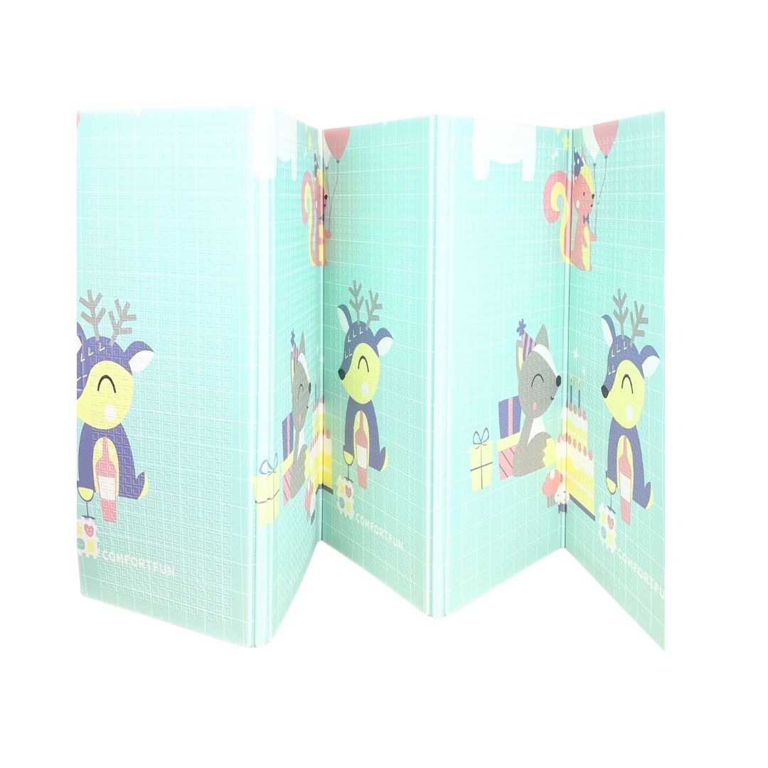 Tapete De Gateo Plegable Estampado Bosque