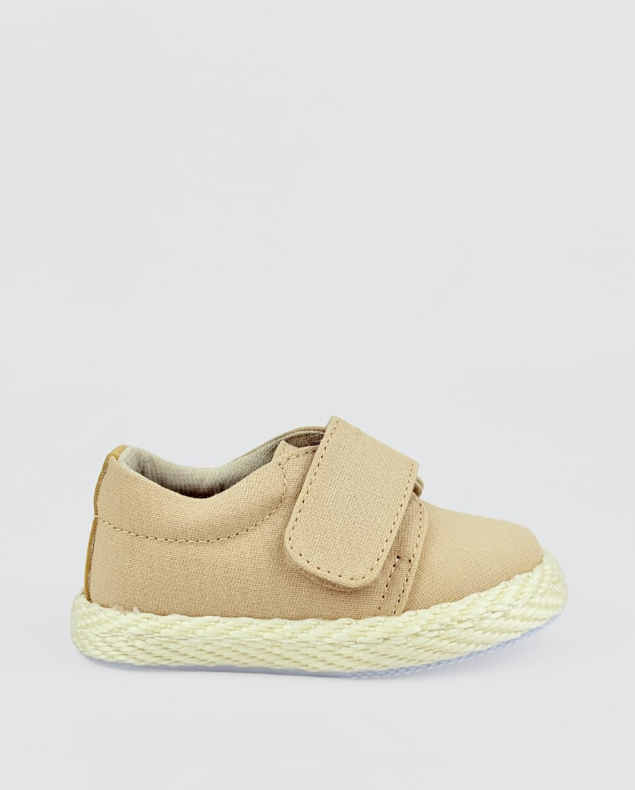 Tenis Velcro Beige Yute Moda