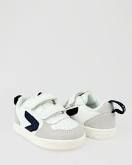 Tenis Velcro Combinado Gris Azul Zippy Travesuras