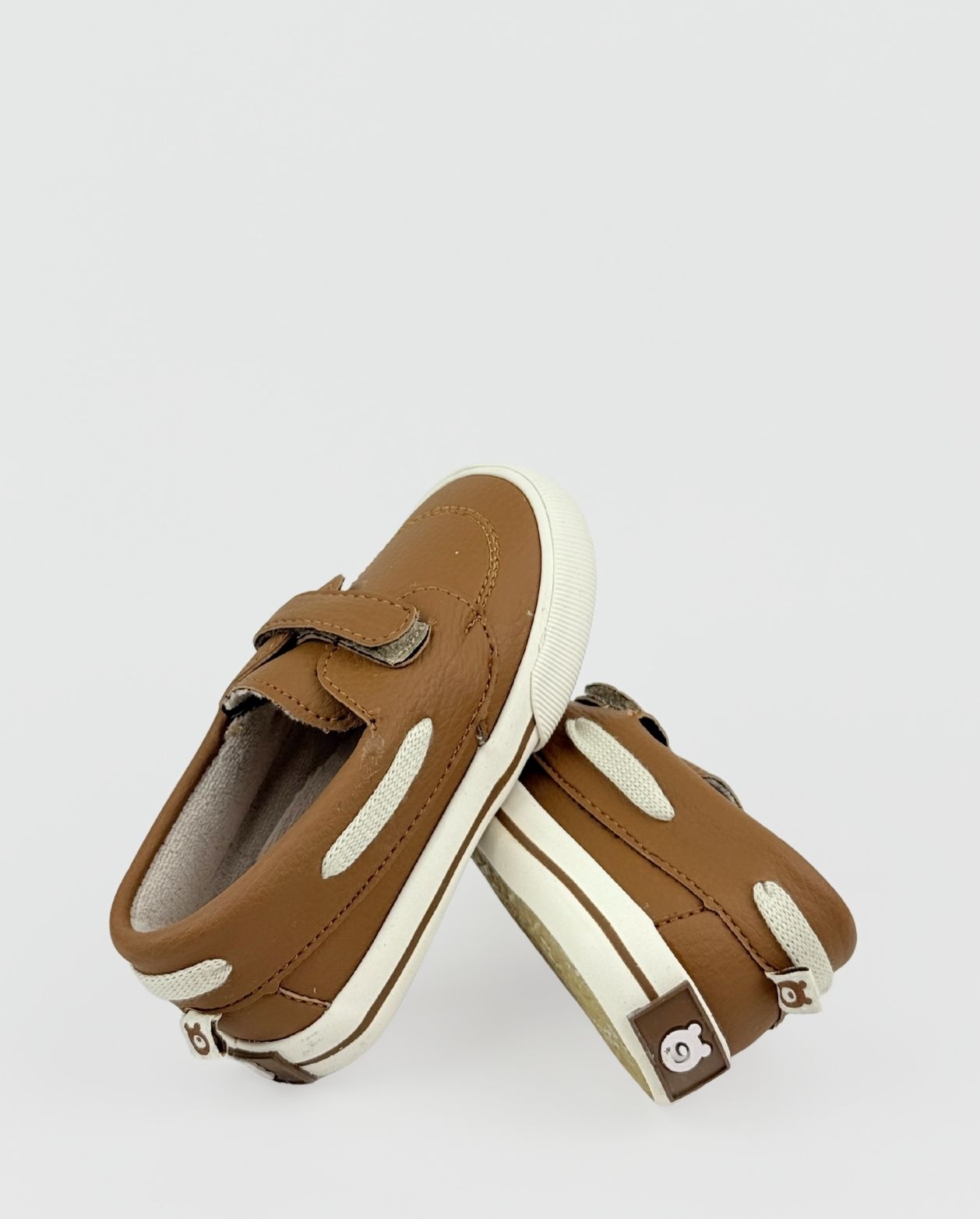 Tenis Elegantes Café Con Velcro Fiesta Ceremonia 