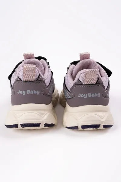 Tenis Velcro Con Luces  Fresh Lila detalle