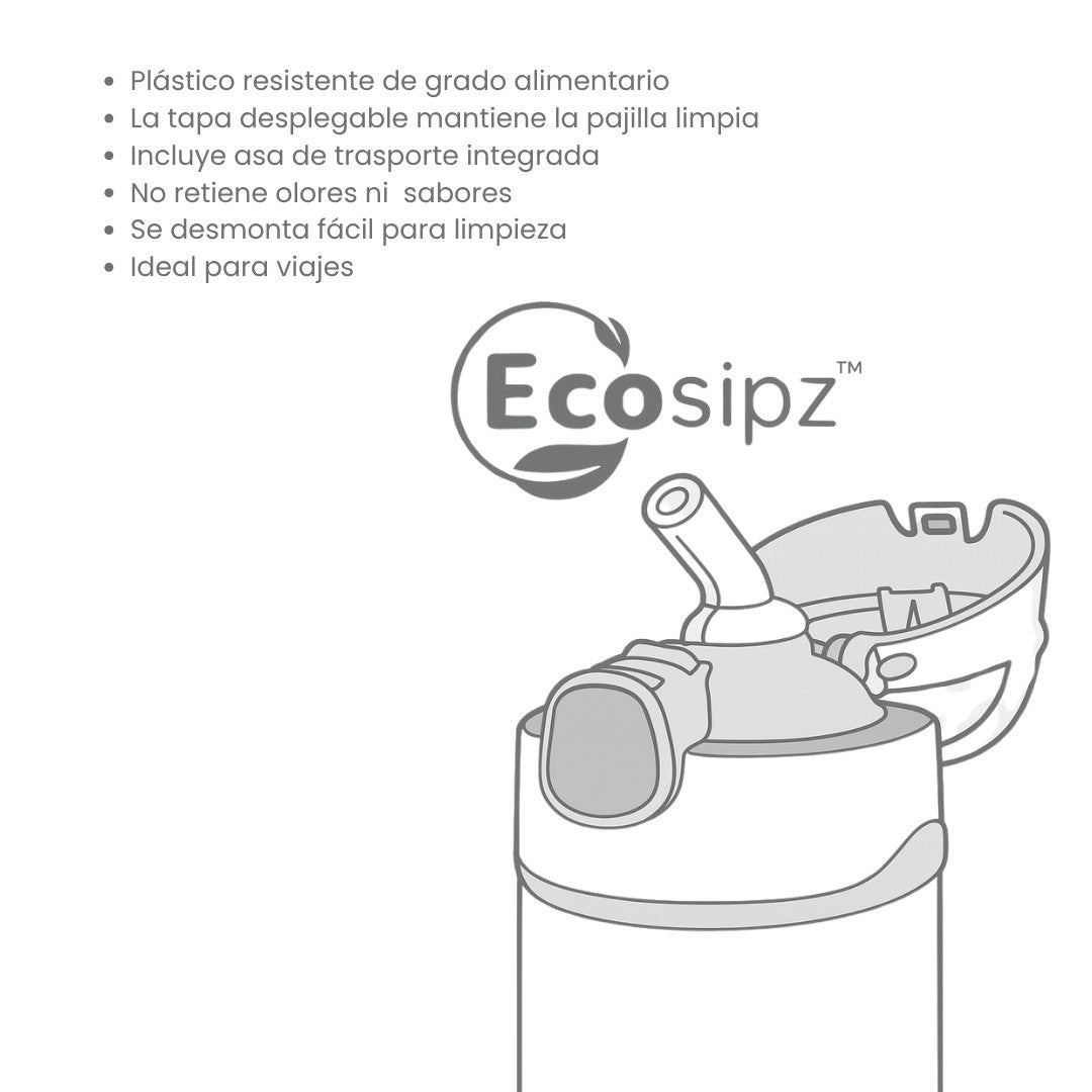 Termo Pitillo Plástico Estampado Genial Características 