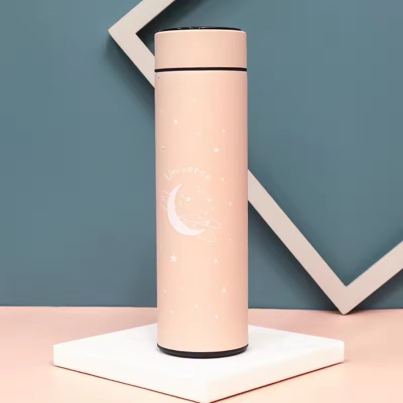 Termo en Acero Inoxidable Con Pantalla Led rosa