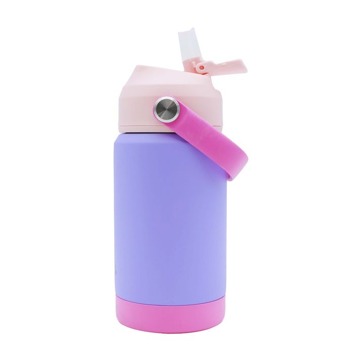 Termo en Acero Inoxidable Con Pitillo Cool lila