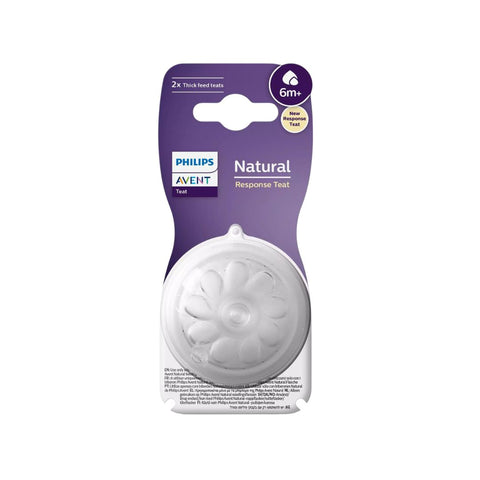 Tetina Natural Response 3.0 Flujo 6 Espeso diseño