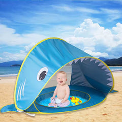 Tienda Impermeable  Para Bebe Tiburon azul