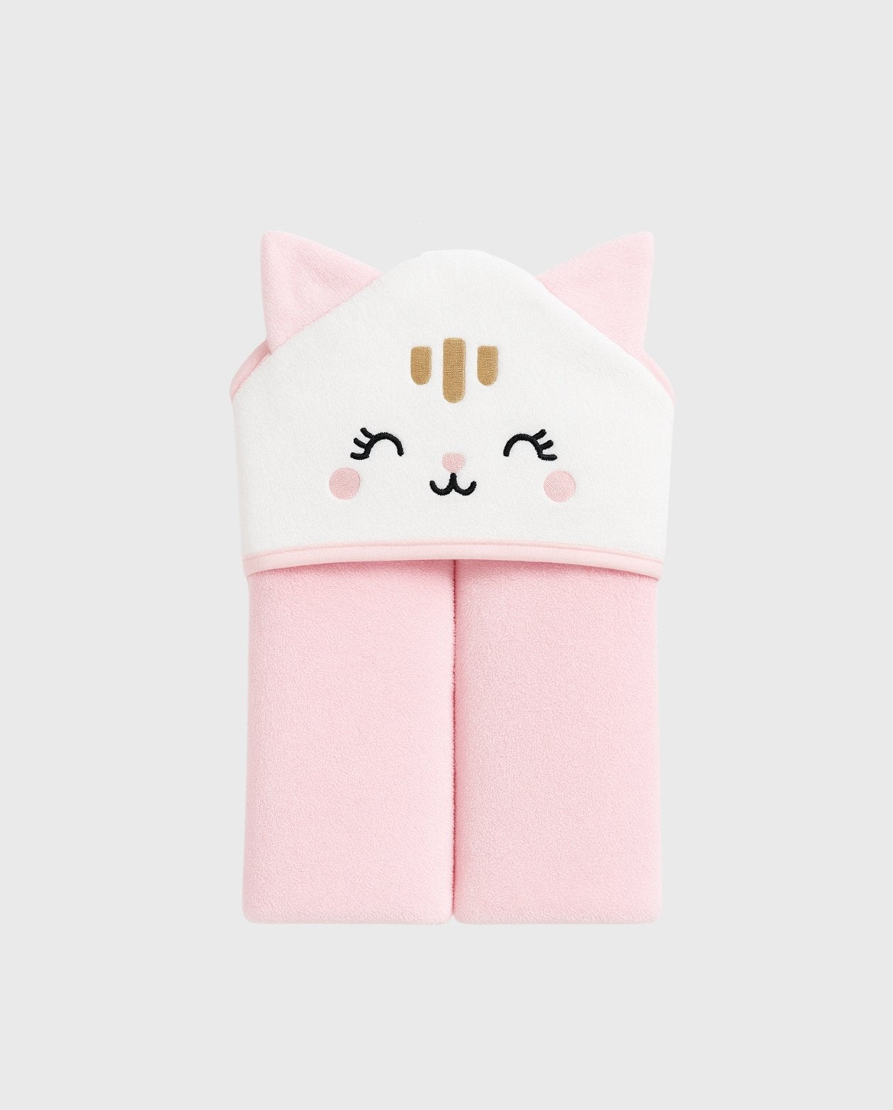 Toalla Con Capota 100% Algodón Animales Gata