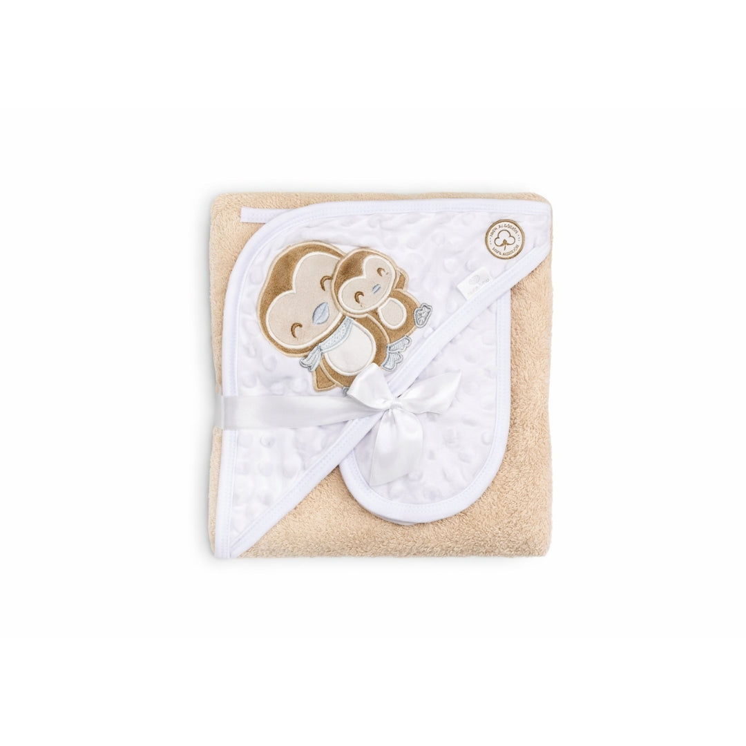 Toalla Con Capota y Babitas Surtido Beige