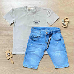 Conjunto Bermuda y Camiseta Estampado