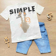 Conjunto Bermuda y Camiseta Estampado