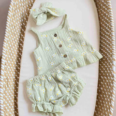 Conjunto Blusa Margaritas