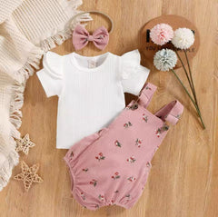 Conjunto Body y Balaca Flores