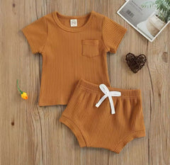 Conjunto De Camiseta Bolsillo Bebé