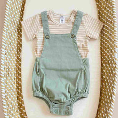 Conjunto Overol Para Bebe Rayas