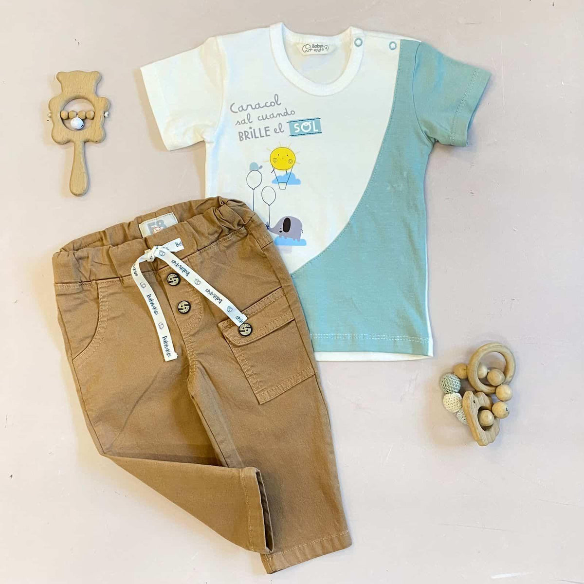 Conjunto Niña Pantalón Con Globos | Travesuras Café