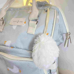 Pañalera Morral Estampado Pato Baby Luna Detalles