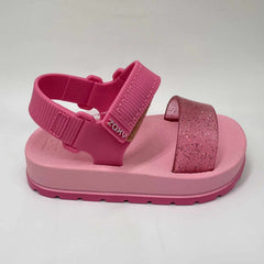 Sandalias Zaxynina Moderninha Glitter Rosa Estilo