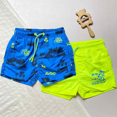 Set 2 Bermuda Deportiva Estampado Verde Losan