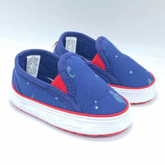 Tenis Vans Dinosaurio Azul Huellitas