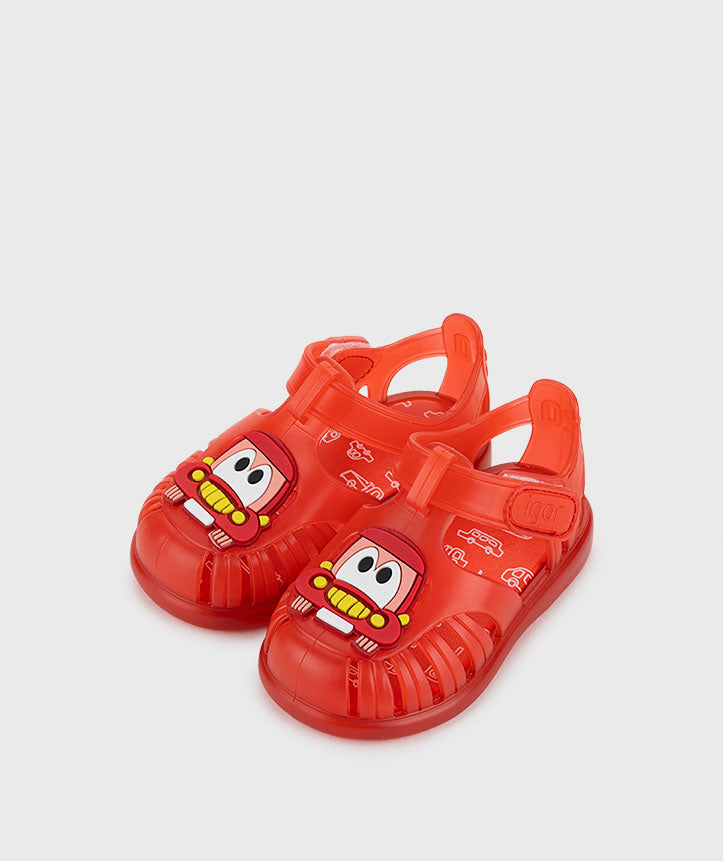 Sandalias Tobby Car Rojo Igor Diseño