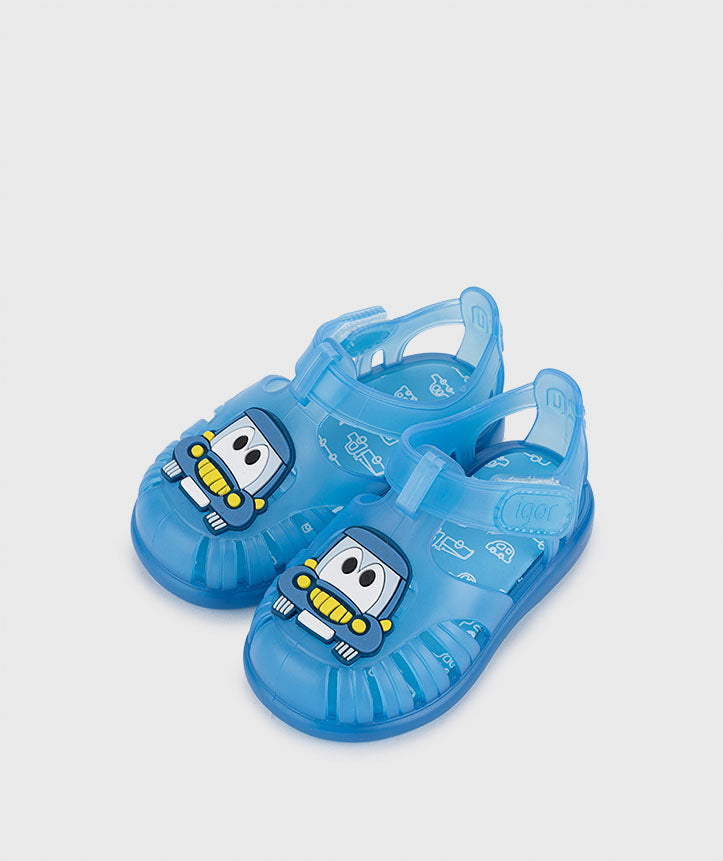Sandalias Tobby Car Azul Igor Diseño