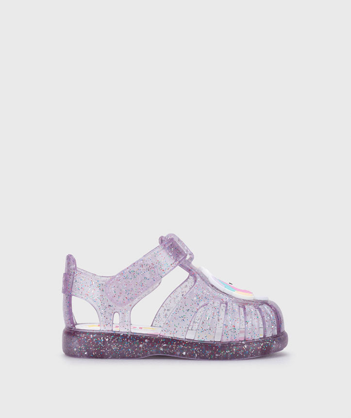 Sandalias Tobby Multi Glitter Unicornio Malva Igor Perfil 