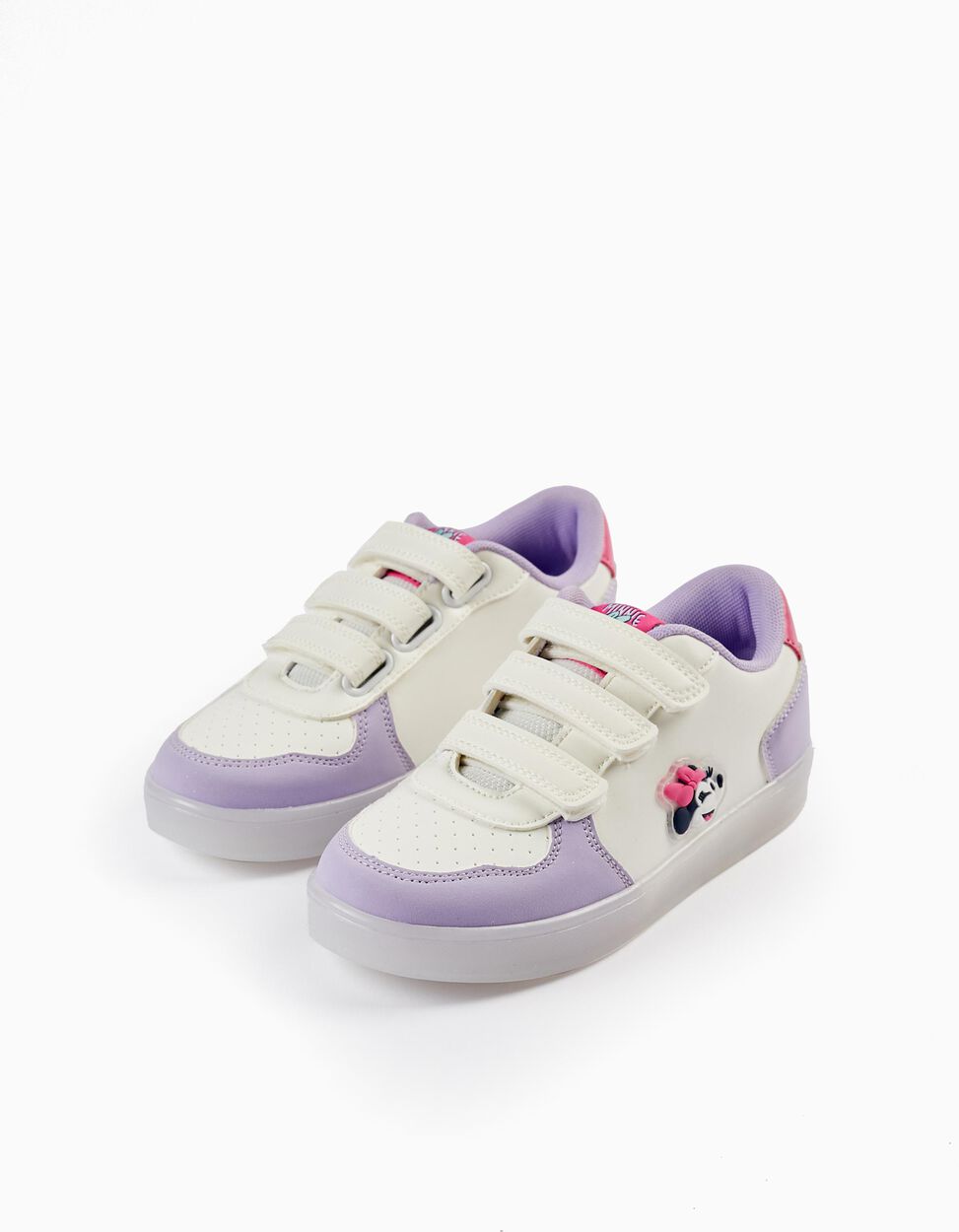 Tenis Con Luces Minnie Lila Zippy Diseño