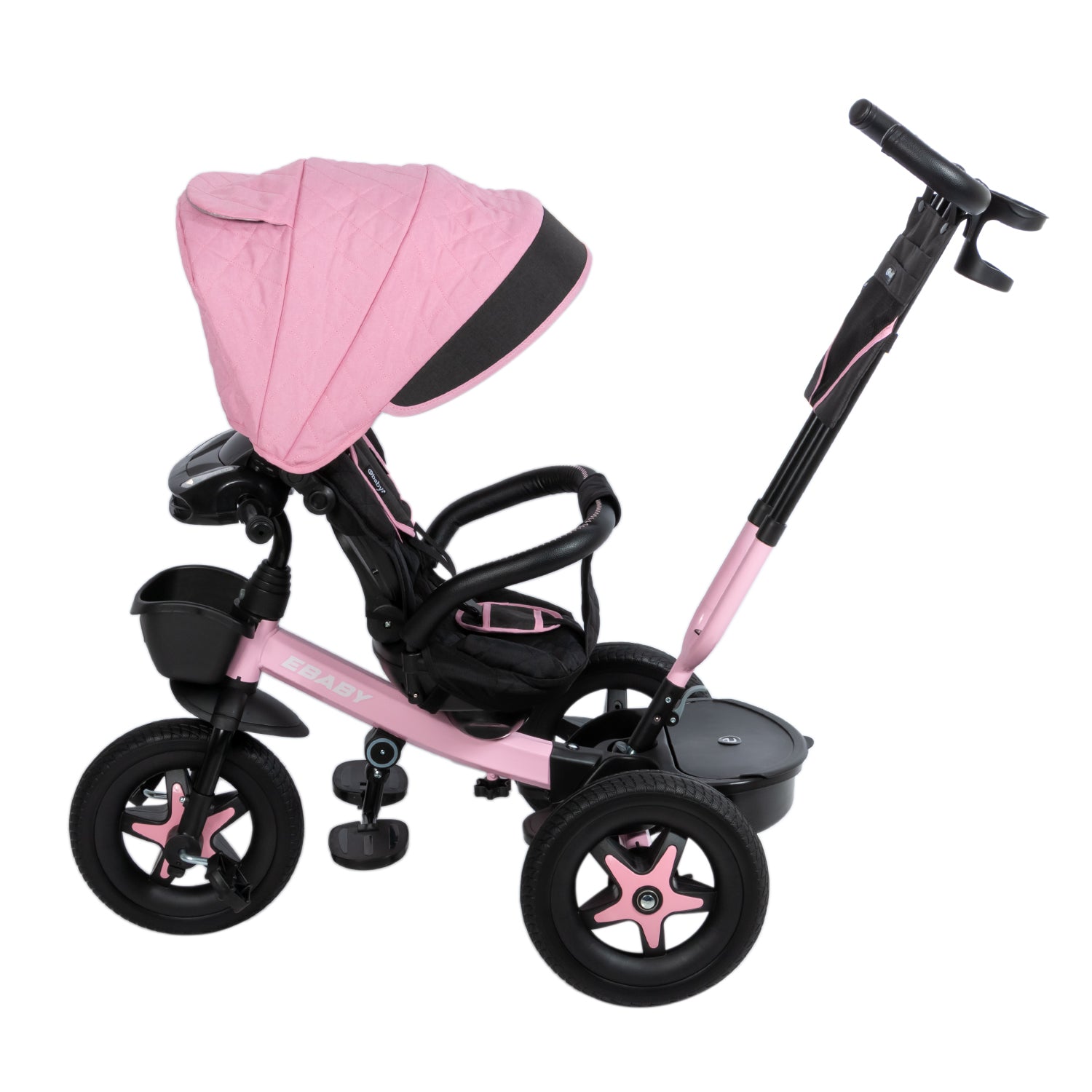 Triciclo Paseador 360° Rosa Ebaby